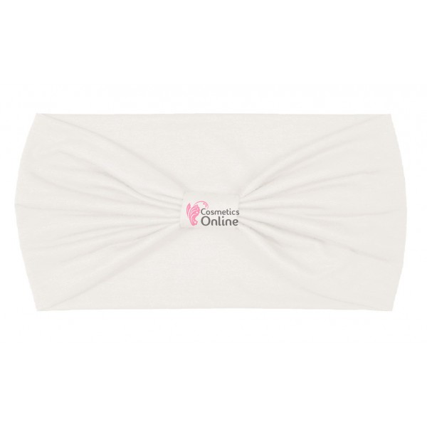 Bentita din bumbac pentru cosmetica BQL01 Alba